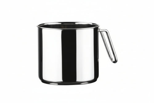 Bollilatte In Acciaio Inox 18/10 Cm.14 Con Manico Cm.14 Lt.1,7
