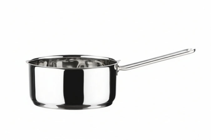 Casseruola 1 Manico In Acciaio Inox 18/10 Cm.14 Lt.1,1