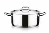 Casseruola 2 Manici In Acciaio Inox 18/10 Cm.18 Lt.2,2