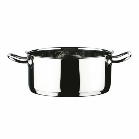 Casseruola 2 Manici In Acciaio Inox 18/10 Cm.20 Lt.3,1