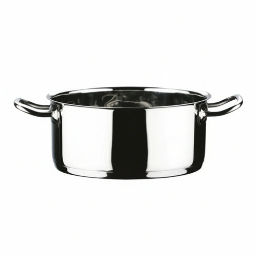 Casseruola 2 Manici In Acciaio Inox 18/10 Cm.20 Lt.3,1