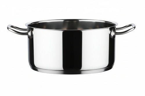Casseruola 2 Manici In Acciaio Inox 18/10 Cm.24 Lt.5