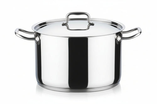 Pentola 2 Manici In Acciaio Inox 18/10 Cm.20 Lt.4,8