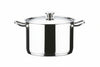 Pentola 2 Manici In Acciaio Inox 18/10 Cm.22 Lt.6,4