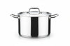 Pentola 2 Manici In Acciaio Inox 18/10 Cm.24 Lt.8,4