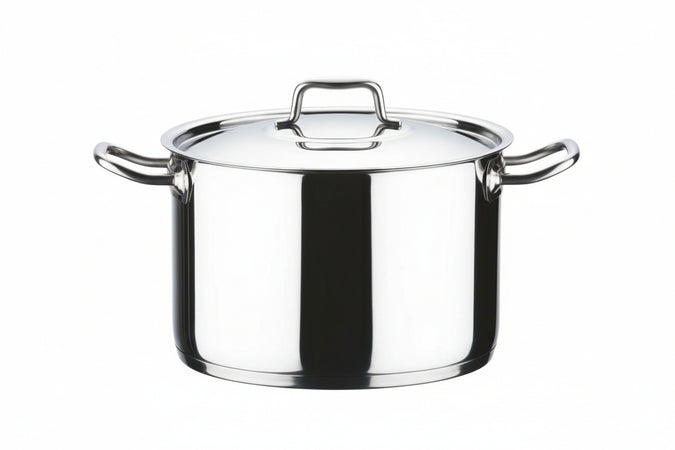 Pentola 2 Manici In Acciaio Inox 18/10 Cm.30 Lt.17