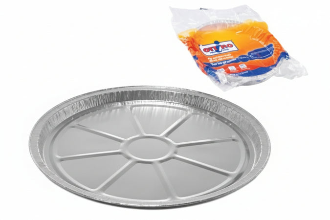 Vaschetta Tonda Per Torta Grande In Alluminio- - Per Torta Grande, Pz.2 - 48 Pezzi Ottimo