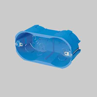 Cassetta Da Incasso Per Cartongesso 'Elettrocanali' 4 Posti - 10 Pezzi- Ec Elettrocanali