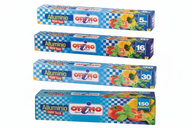 Alluminio In Rotolo- - Mt.8, Larghezza Mm.280 - 24 Pezzi Ottimo