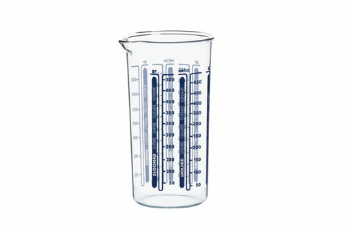 Dosatore Graduato- - Lt.0,500 - Ø Cm.9X16H. - 6 Pezzi Cosmoplast