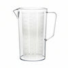 Caraffa Graduata Con Manico Florida- - Lt.1,5 - Ø Cm.12X19H. - 6 Pezzi Cosmoplast