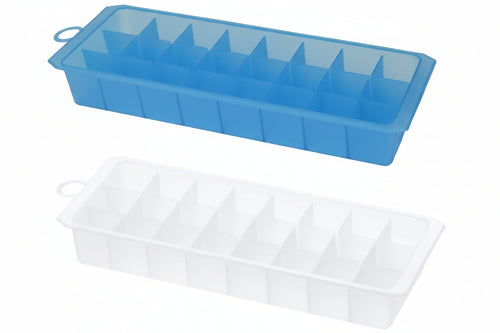 Formaghiaccio 24 Cubetti Senza Coperchio- - Cm. 20X7X3H. - 12 Pezzi Cosmoplast