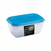 Contenitori Ermetici Rettangolari Per Alimenti In Plastica- - Lt.1,50 - Cm.21X14X9H - 4 Pezzi Giostyle