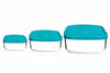 Contenitori Frigoverre Classic Quadro- - Cm.22X22 - Cl.280 - 4 Pezzi Bormioli