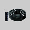 Tubo Corrugato Con Tirafilo Nero Ø 25 Mm - Rotolo 25 Mt - 25 Metrilineari