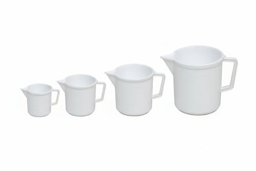 Caraffe Graduate Con Becco In Plastica- - Lt.3 - 5 Pezzi