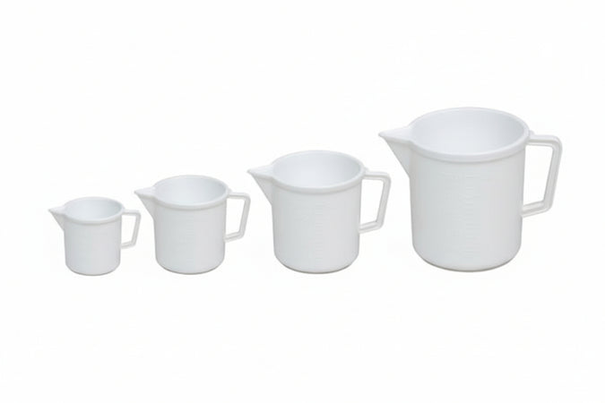 Caraffe Graduate Con Becco In Plastica- - Lt.3 - 5 Pezzi