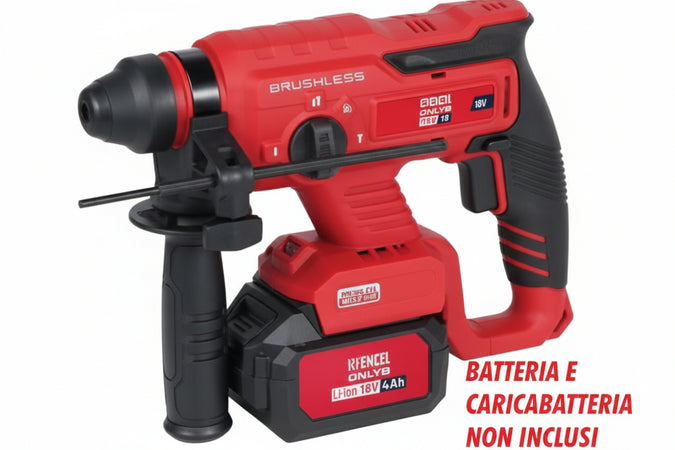 Martello Tassellatore Sds A Batteria 18V Only1 Excel Only1