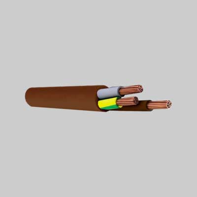 Cavo Tripolare 'Marrone' Sezione 3X1 Mm - 100 Metrilineari
