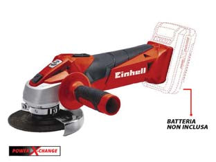 Smerigliatrice Angolare A Batteria 18Volt (Tcag 18/115 Li) Einhell