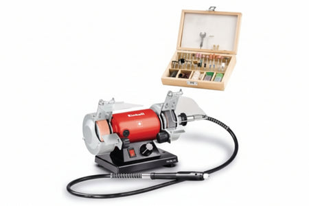 Smerigliatrice Da Banco Doppia Mola E Minitrapano 150W (Tcxg 75 Kit) Einhell