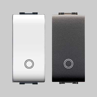 Pulsante Unipolare Generico 'Mylife' 16A 250V 1P/No - Bianco - Ec Elettrocanali