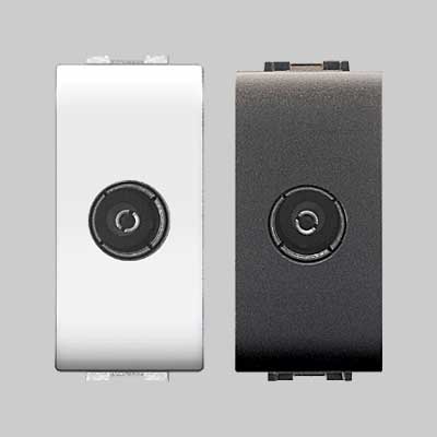 Presa Coassiale Tv 'Mylife' Grigio - Ec Elettrocanali