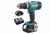 Trapano Avvitatore Percuss. 2 Vel. 2 Batt. 18V 3,0Ah (Dhp453Rfe) Makita