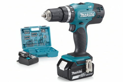 Trapano Avvitatore Percuss. 2 Vel. 2 Batt. 18V 3Ah (Dhp453Rfx4) Makita