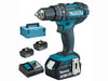 Trapano Avvitatore Percuss. 2 Vel. 3 Batt. 18V 3Ah (Dhp482Rf3J) Makita