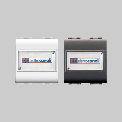 Pulsante Con Portanome 'Mylife' 1P/No 250V - Grigio - Ec Elettrocanali