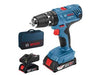 Trapano Avvitatore 2 Batterie Litio 18V Percuss. (Gsb 18V21) 2 Batterie Al Litio Da 2,0 Ah Bosch