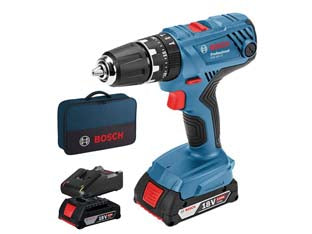Trapano Avvitatore 2 Batterie Litio 18V Percuss. (Gsb 18V21) 2 Batterie Al Litio Da 2,0 Ah Bosch