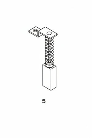 Spazzole A Carboncino Per Elettroutensili Modello 5- - Felisatti 1770 Mm.6,4X16X20H. - 8 Pezzi