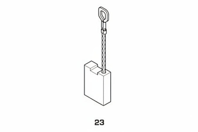 Spazzole A Carboncino Per Elettroutensili Modello 23- - Aeg 1746 Mm.5X8X16H. - 8 Pezzi