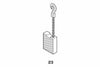 Spazzole A Carboncino Per Elettroutensili Modello 23- - Aeg 1750 Mm.6X12,5X21H. Con Autostacco - 8 Pezzi