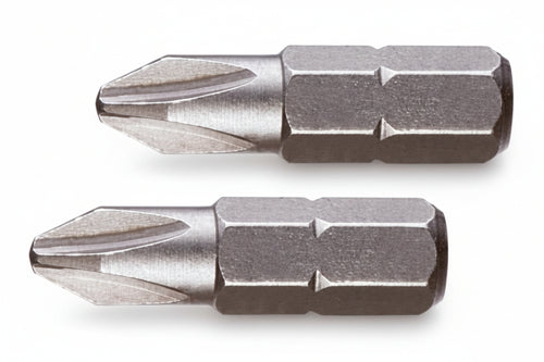 Inserti A Croce Phillips In Blister Per Avvitatori Mm.25- - Mm.25 Ph 3 In Blister 2Pz. - 1 Blister Excel