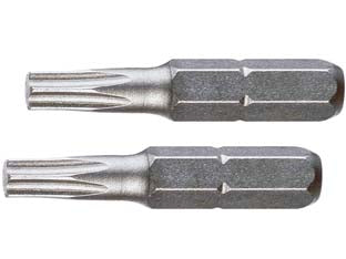 Inserti Testa Torx In Blister Per Avvitatori Mm.25- - Mm.25 Torx Tx 20 In Blister 2Pz. - 1 Blister Excel