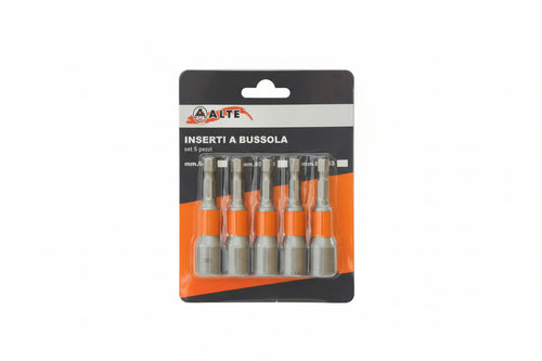 Inserti A Bussola Magnetici Per Avvitatori Set Pezzi 5 65X13 Mm Excel