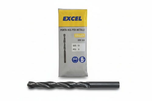 Punte Hss Rullate Per Ferro- - Ø Mm.1 - 10 Pezzi Excel