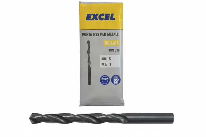 Punte Hss Rullate Per Ferro- - Ø Mm.2 - 10 Pezzi Excel