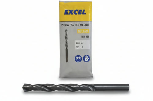 Punte Hss Rullate Per Ferro- - Ø Mm.3 - 10 Pezzi Excel