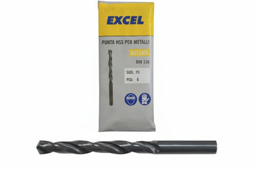 Punte Hss Rullate Per Ferro- - Ø Mm.9 - 5 Pezzi Excel