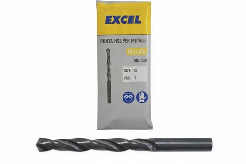 Punte Hss Rullate Per Ferro- - Ø Mm.9,5 - 5 Pezzi Excel