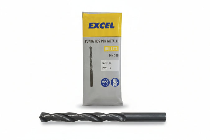 Punte Hss Rullate Per Ferro- - Ø Mm.11 - 5 Pezzi Excel