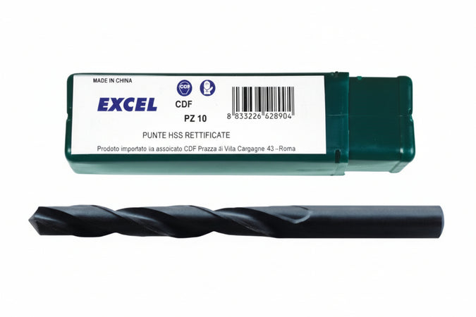 Punte Hss Rettificate Normali- - Ø Mm.9 - 10 Pezzi Excel