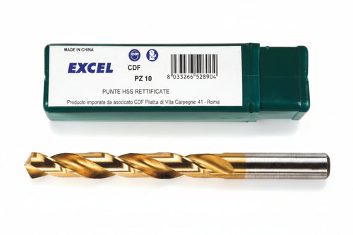 Punte Hss Titanio- - Ø Mm.4,75 - 10 Pezzi Excel