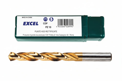 Punte Hss Titanio- - Ø Mm.7,5 - 10 Pezzi Excel