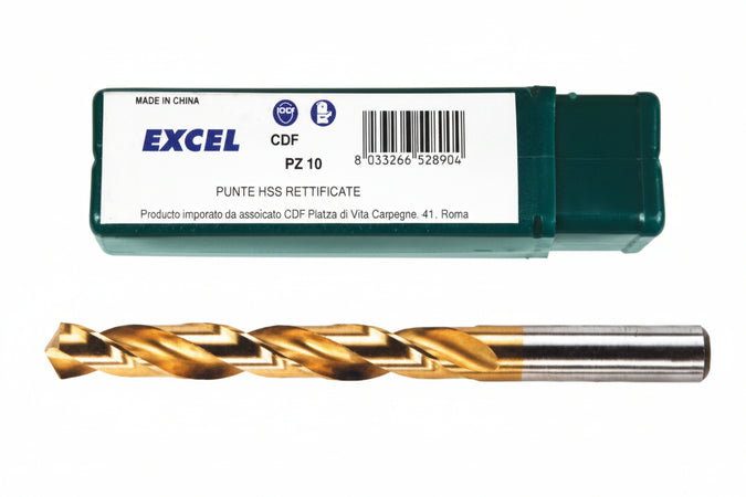 Punte Hss Titanio- - Ø Mm.8 - 10 Pezzi Excel
