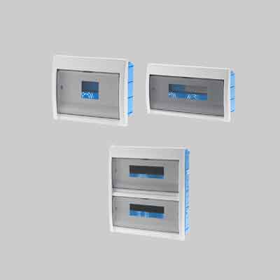 Centralino Da Incasso C/Portello 12 Mod. 316X175X80 Mm - Bianco